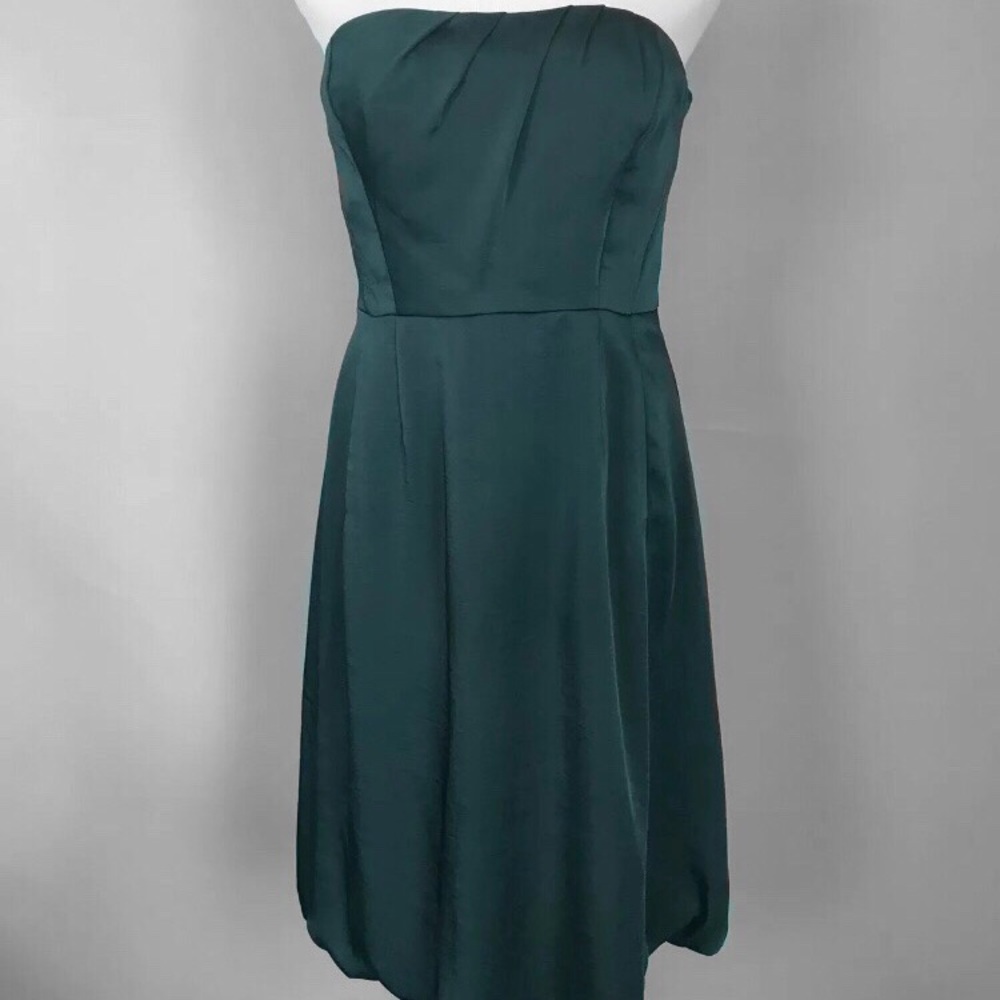 Banana Republic green strapless dress size 10